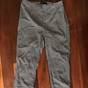 Black & White Gingham Pants